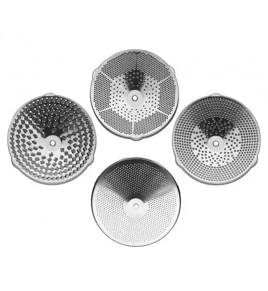 KUCHENPROFI Przecierak do warzyw i owoców 4 sitka ⌀ 21 cm / stal nierdzewna / FreeForm