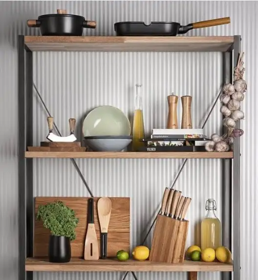 GERLACH NATUR Komplet 5 noży w bloku + ostrzałka 2w1 