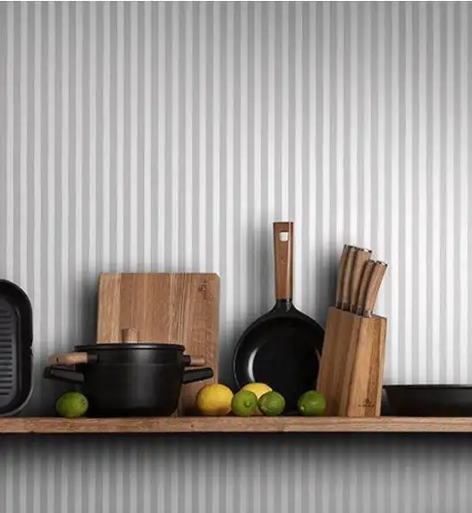 GERLACH NATUR Komplet 5 noży w bloku + ostrzałka 2w1 