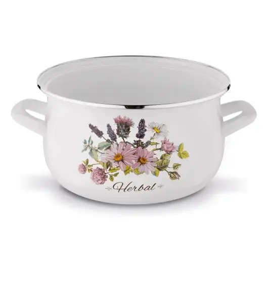 TADAR HERBAL Komplet garnków emaliowanych 8 el / indukcja