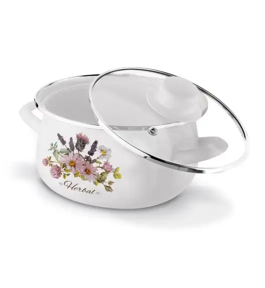 TADAR HERBAL Komplet garnków emaliowanych 8 el / indukcja