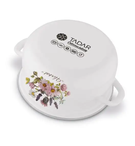 TADAR HERBAL Komplet garnków emaliowanych 8 el / indukcja