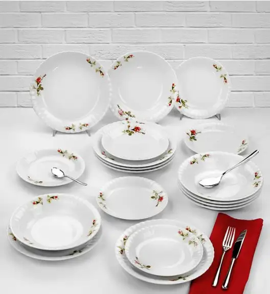 CHODZIEŻ IWONA B026 Serwis obiadowy 18 el / 6 osób / porcelana