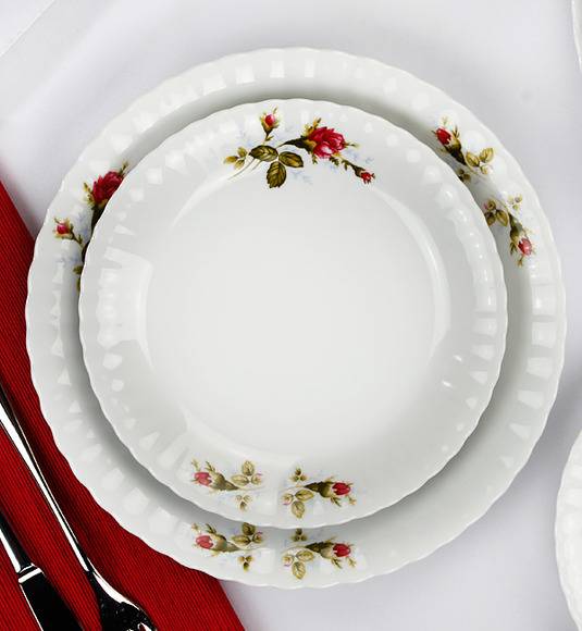 CHODZIEŻ IWONA B026 Serwis obiadowy 18 el / 6 osób / porcelana