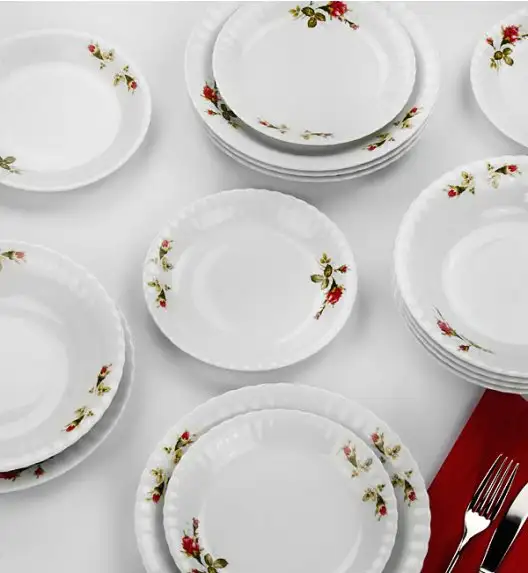 CHODZIEŻ IWONA B026 Serwis obiadowy 18 el / 6 osób / porcelana