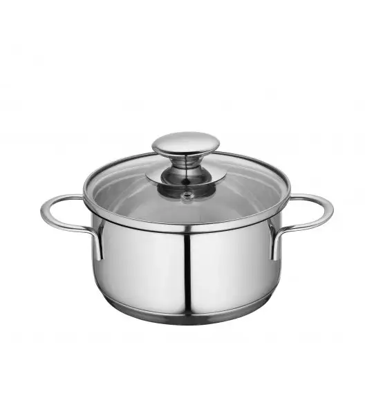 KUCHENPROFI Mini garnek 1,0 l z pokrywką ⌀ 14 cm/ stal nierdzewna / FreeForm 