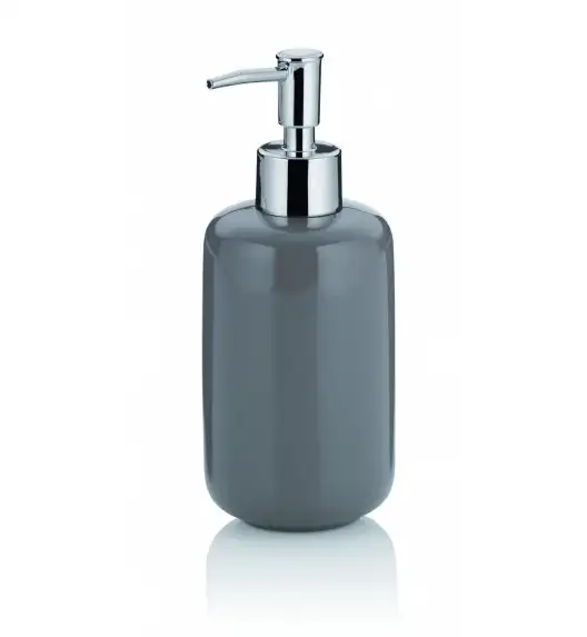 KELA ISABELLA Ceramiczny dozownik na mydło w płynie 400 ml / szary
