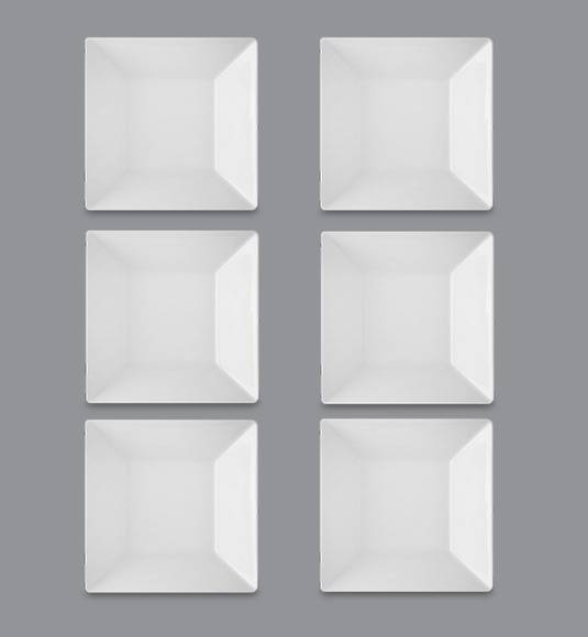 LUBIANA CLASSIC Komplet Talerze głębokie 18,5 cm / 6 el / 6 os 