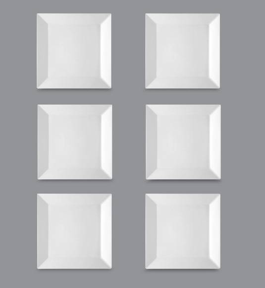 LUBIANA CLASSIC Komplet Talerze obiadowe 27 cm / 6 el / 6 os 