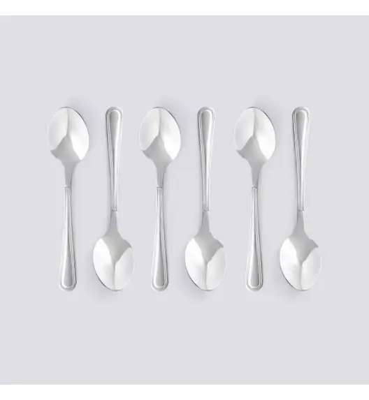 AMBITION VERONA Sztućce Komplet 6 łyżeczek do kawy w pudełku / 6 os / połysk 89585