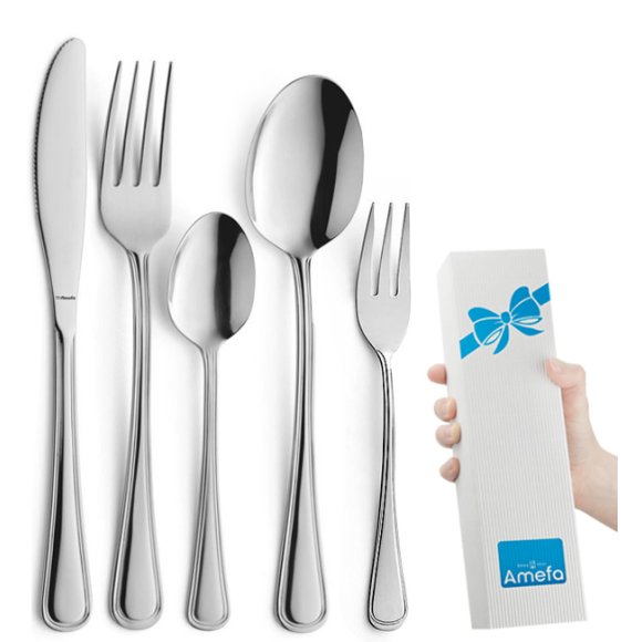 AMEFA BOLOGNA Sztućce UE Komplet 60 el pudełko składane / 12 os / połysk