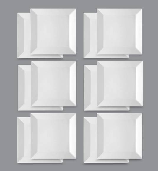 LUBIANA CLASSIC Komplet Talerze obiadowe 27 cm / 12 el / 12 os 