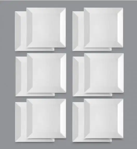 LUBIANA CLASSIC Komplet Talerze deserowe 21,5 cm / 12 el / 12 os 