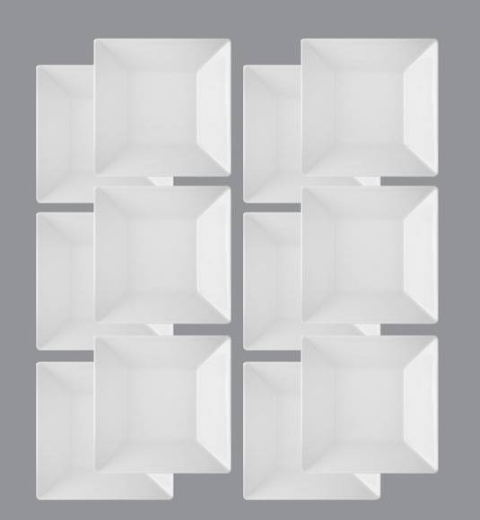 LUBIANA CLASSIC Komplet Talerze głębokie 18,5 cm / 12 el / 12 os 