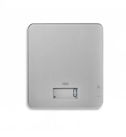 ADE CLEO Waga kuchenna 19 x 22 cm / szara / szkło / FreeForm