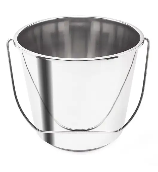 TADAR Wiadro ze stali nierdzewnej 15 l  / atest do żywności 