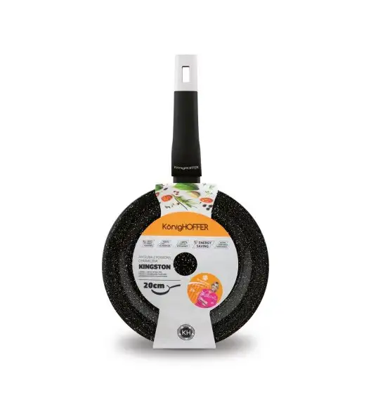 KönigHOFFER KINGSTONE Patelnia aluminiowa z powłoką ceramiczną 20 cm / indukcja