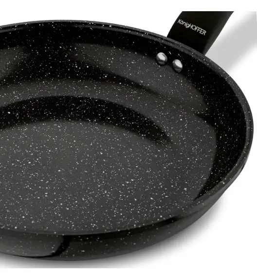 KönigHOFFER KINGSTONE Patelnia aluminiowa, głęboka z powłoką ceramiczną 28 cm / indukcja