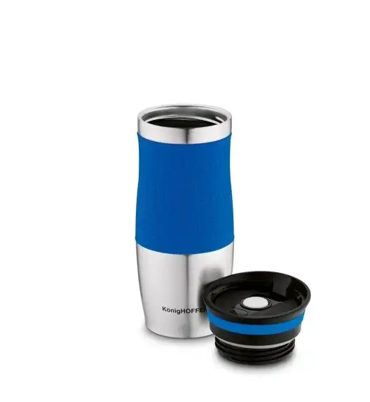 KönigHOFFER LOARA Kubek termiczny 400 ml  / niebieski / stal nierdzewna
