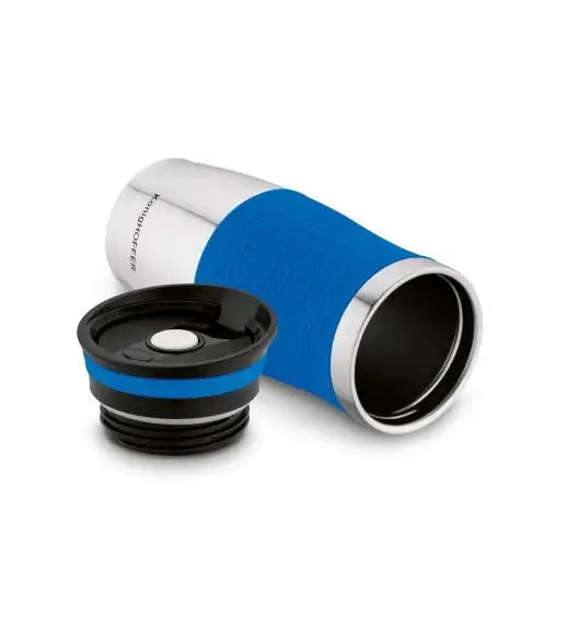 KönigHOFFER LOARA Kubek termiczny 400 ml  / niebieski / stal nierdzewna