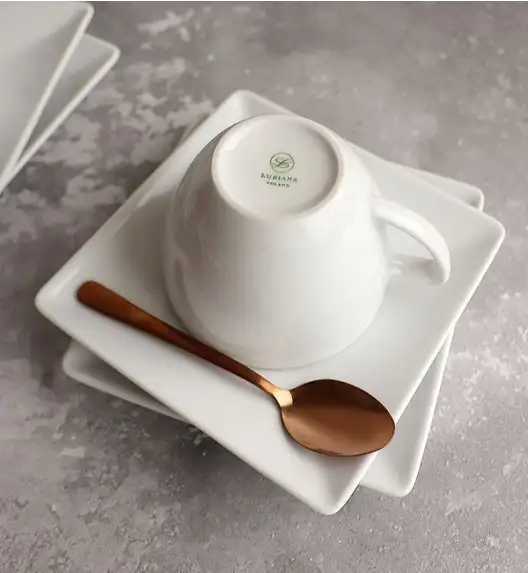 LUBIANA CLASSIC Komplet 6 Filiżanek 280 ml + spodki 15 cm / 12 el / 6 os