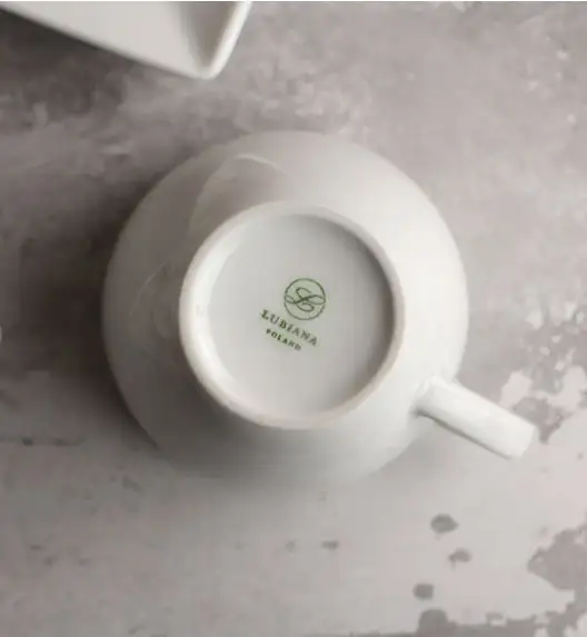 LUBIANA CLASSIC Komplet 6 Filiżanek 280 ml + spodki 15 cm / 12 el / 6 os