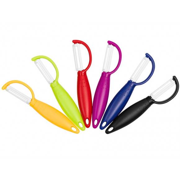 DOMOTTI COLOR Obierak ceramiczny pionowy 17 cm / mix kolorów