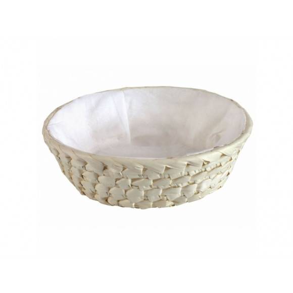 DOMOTTI PALMA Koszyk na pieczywo 23 cm / ecru