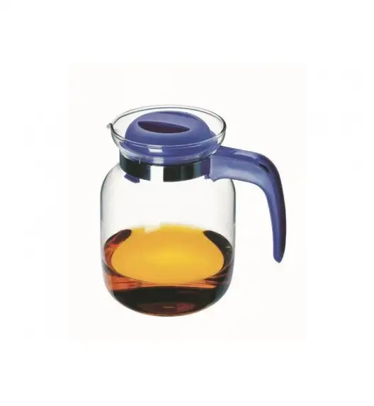 AMBITION VESTA Dzbanek żaroodporny z pokrywką 1,5 l / mix kolorów / 32984