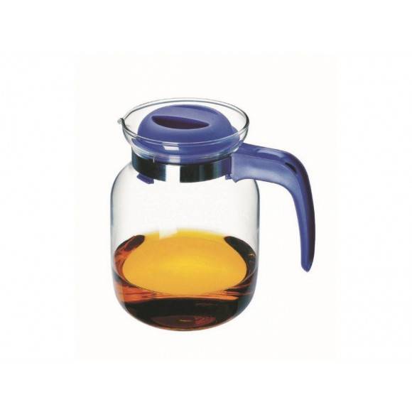 AMBITION VESTA Dzbanek żaroodporny z pokrywką 1,5 l / mix kolorów / 32984