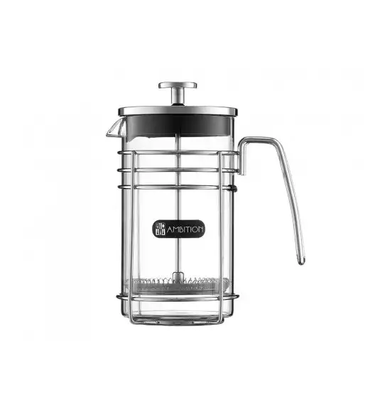 AMBITION AROMA Zaparzacz do kawy z metalową rączką 600 ml / szkło / 94449