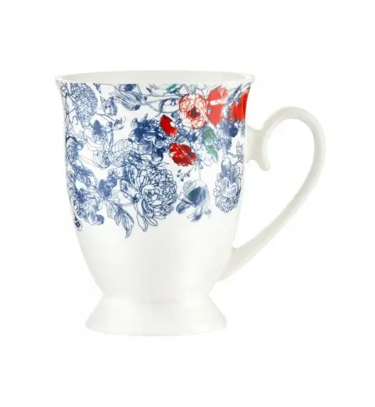 AMBITION DIANA Kubek 300 ml / niebieskie kwiaty