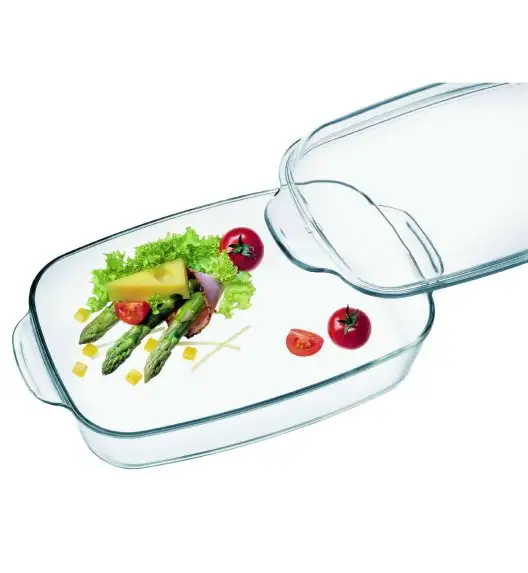 AMBITION EXCELLENT Naczynie żaroodporne z pokrywką / prostokątne 5,3 L / szkło / 32991