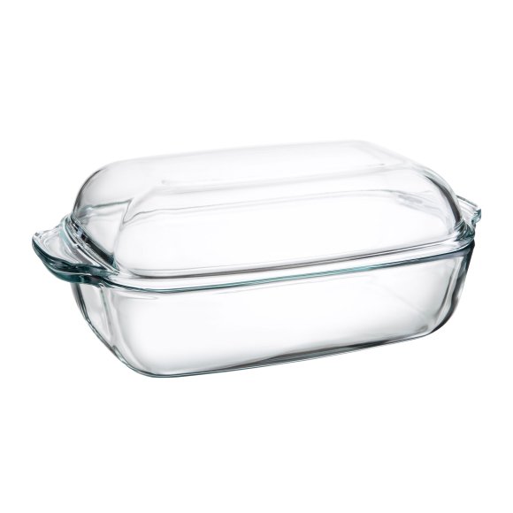 AMBITION EXCELLENT Naczynie żaroodporne z pokrywką / prostokątne 5,3 L / szkło / 32991