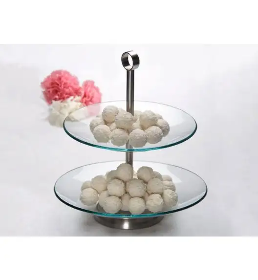 AMBITION LEILA Patera dwupoziomowa 21 x 26 cm / szkło / 69894