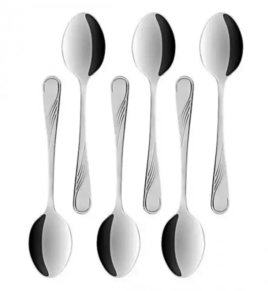 AMBITION NAPOLI Sztućce Łyżeczki do herbaty 6 el pudełko połysk / 6 osób / 89580