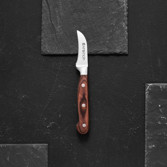 AMBITION TITANIUM Nóż do obierania 5 cm / drewniana rękojeść