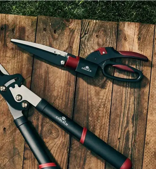 WYPRZEDAŻ! GERLACH OGRÓD NK502 Nożyce do trawy / stal nierdzewna