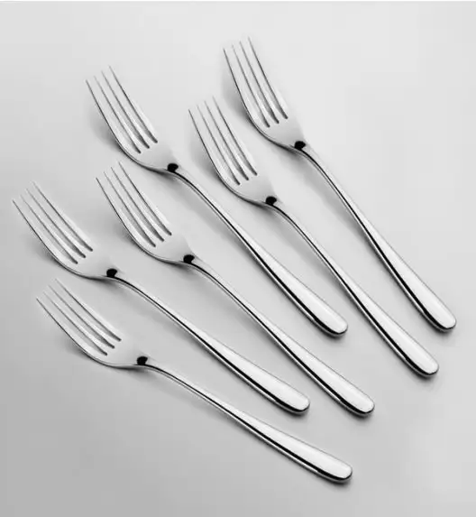 GERLACH Muza Sztućce 6x widelec obiadowy LUZ / połysk