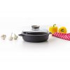 AMBITION MAGNAT Brytfanna / Patelnia głęboka z pokrywą Ø30 cm / aluminium / czarna / 84524