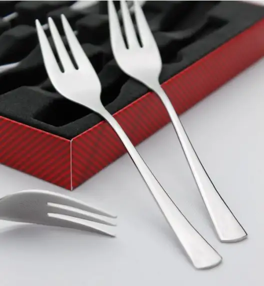 GERLACH TUNEA Sztućce Widelczyki do ciast 6 el pudełko / 6 osób / połysk