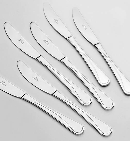 Gerlach Mango Sztućce 6x nóż obiadowy LUZ / połysk