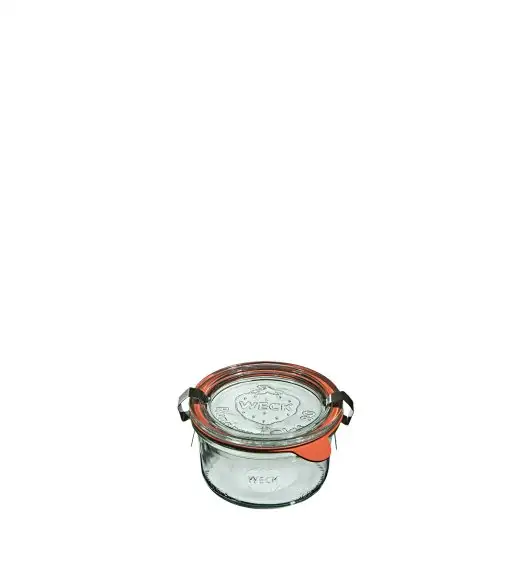 WECK Komplet 12 słoików na przetwory z uszczelką i 2 zapinkami 165 ml