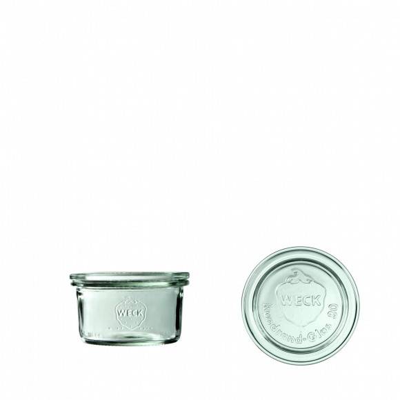 WECK Komplet 12 słoików na przetwory z pokrywką 165 ml