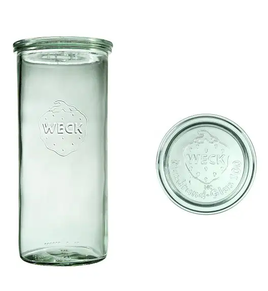 WECK Komplet 6 słoików na przetwory z pokrywką 1,55 l 