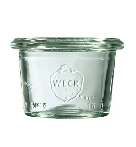 WECK Komplet 12 słoików na przetwory bez pokrywki 35 ml