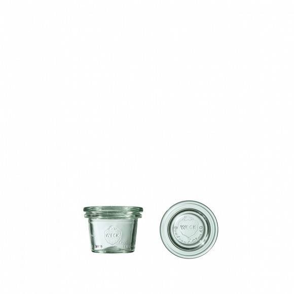 WECK Komplet 12 słoików na przetwory bez pokrywki 35 ml