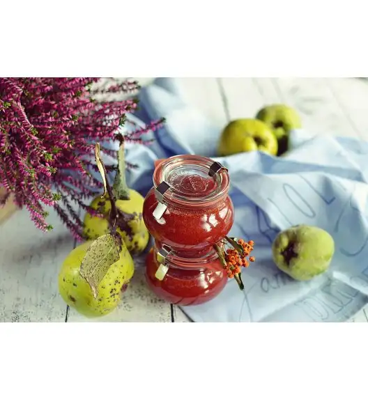 WECK DECO Komplet 6 słoików na przetwory z pokrywką, uszczelką i 2 zapinkami 560 ml 