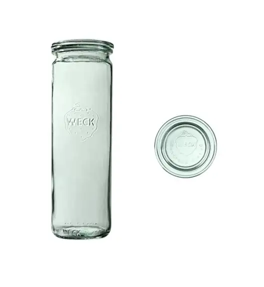 WECK Komplet 6 słoików cylindrycznych na przetwory z pokrywką 600 ml