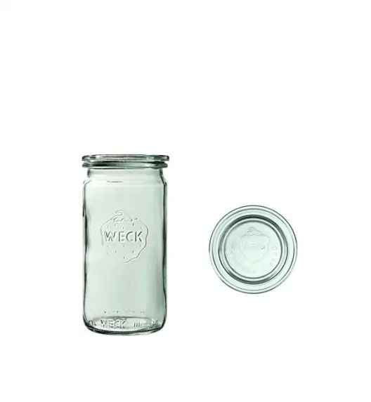 WECK Komplet 6 słoików cylindrycznych na przetwory z pokrywką 340 ml